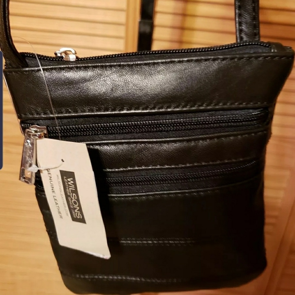 Wilson Leather Crossbody Travel Purse Genuine